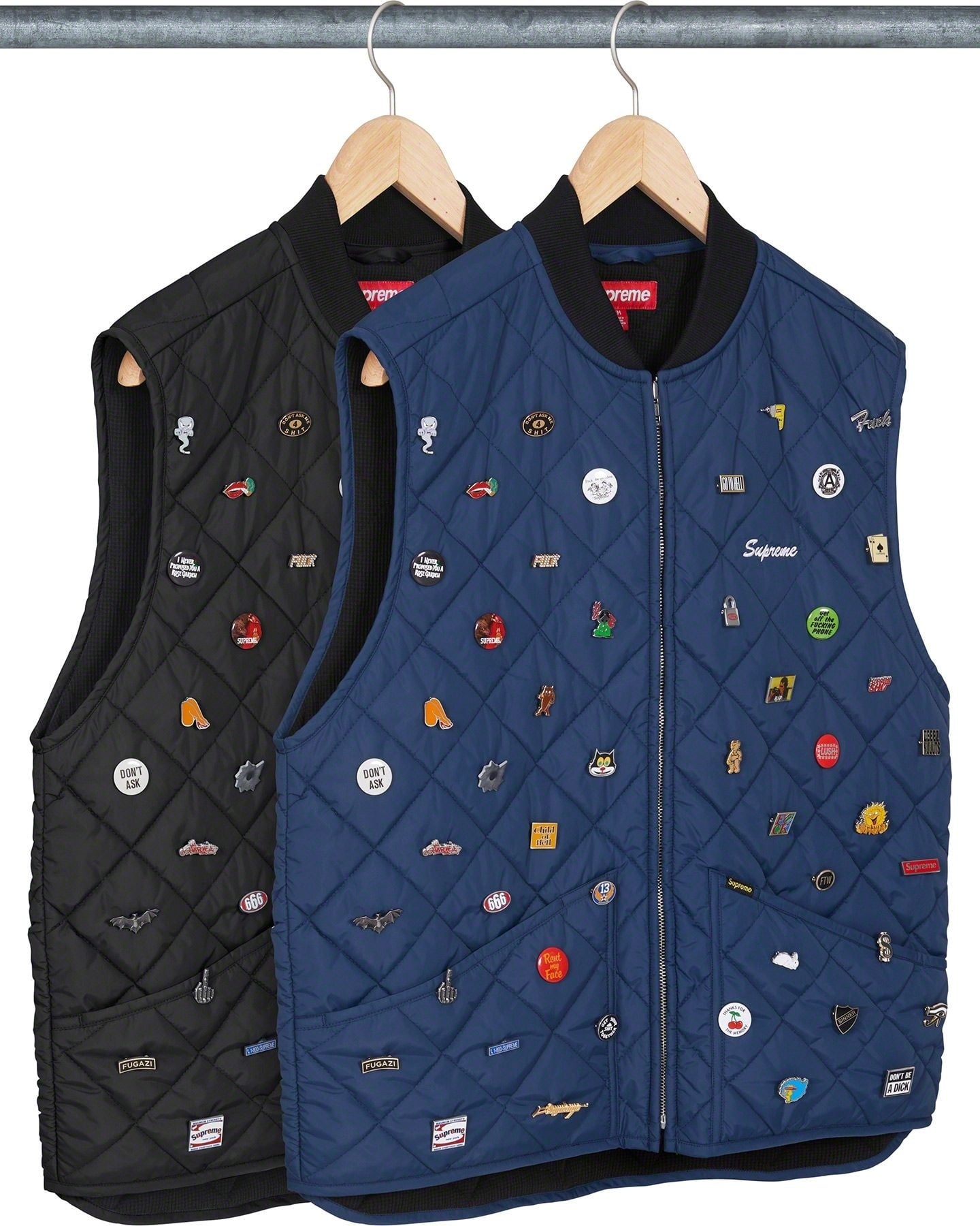 Pins Quilted Work Vest